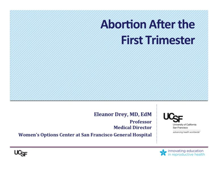 The Abortion Course - Innovating Education in Reproductive Health